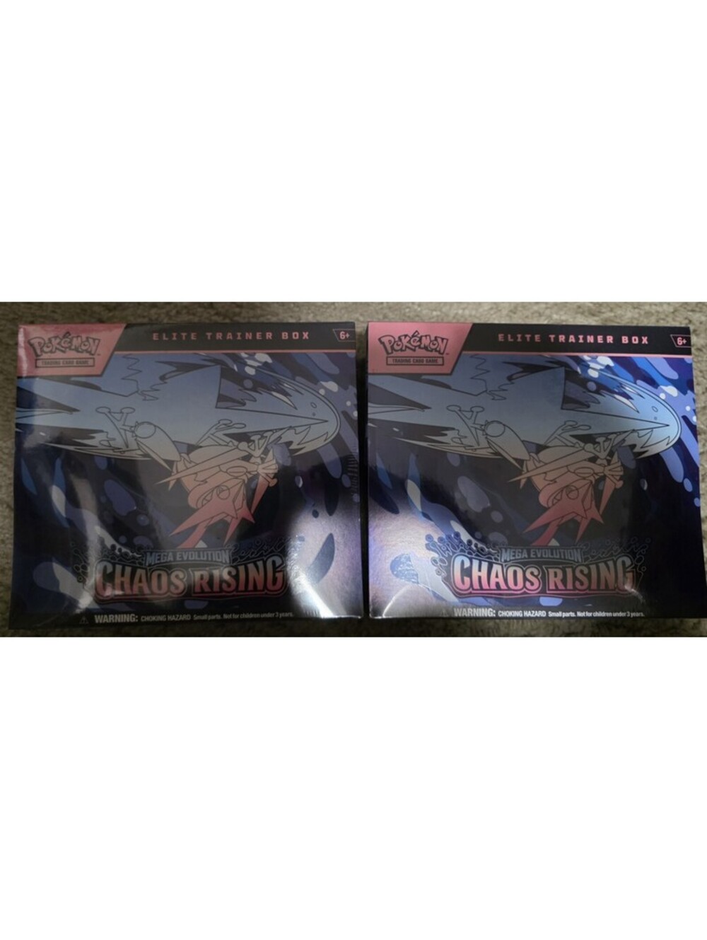Pokemon TCG Chaos Rising ETB Elite Trainer Box Lot of 2 - New Sealed